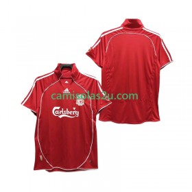 Camisolas de futebol Liverpool 2006 2008 Retro Equipamento Principal Manga Curta